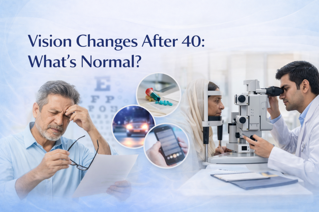 Visual Changes Examples Vision Changes After 40: What’s Normal? - Reticure Eye Centre
