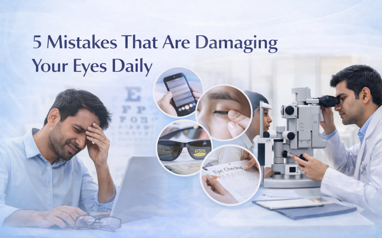 5 Mistakes That Are Damaging Your Eyes Daily