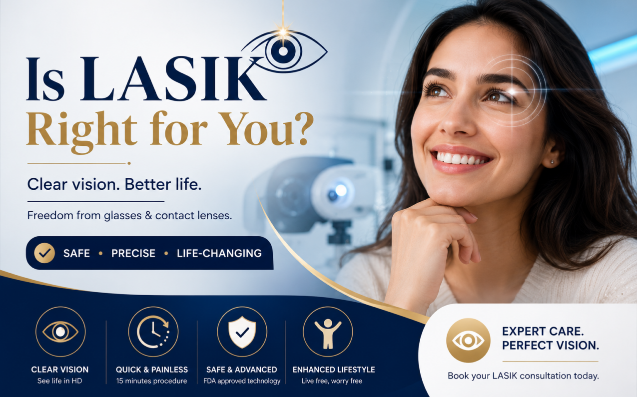 Clear vision, better life with LASIK